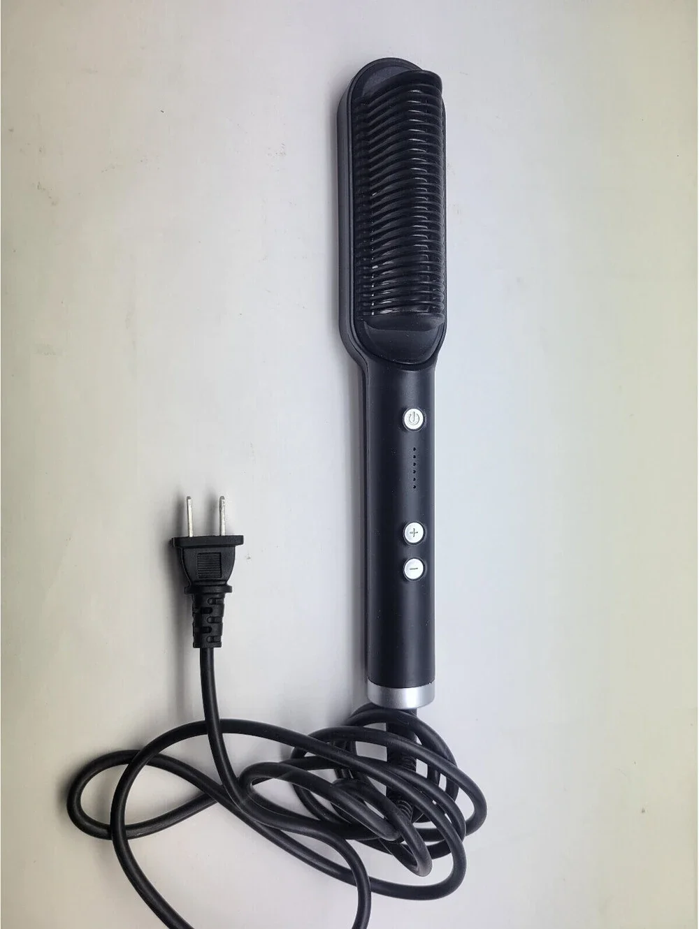 Bglam Hair Brush Sraightener anti-scald straightening comb Black/pink